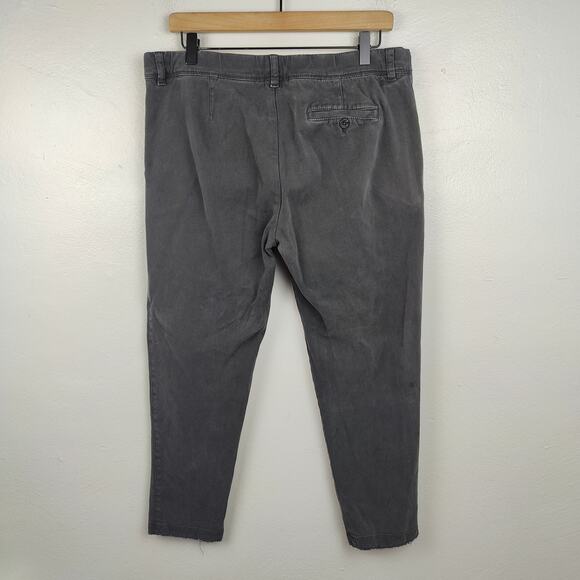 Standard‎ James Perse Pants Womens 2 Medium Black Cotton Blend Tapered Lounge - Picture 6 of 10